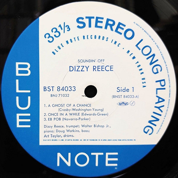 Dizzy Reece – Soundin' Off (1960) - Mint- LP Record 1984 Blue Note Japan Vinyl - Jazz / Hard Bop - Shuga Records