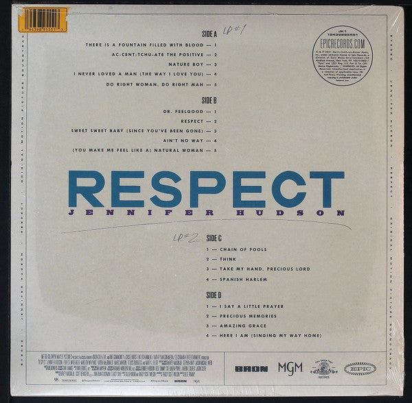 Jennifer Hudson – Respect - New 2 LP Record 2021 Epic Target Exclusive Vinyl & Alternate Cover & Book - Soul - Shuga Records