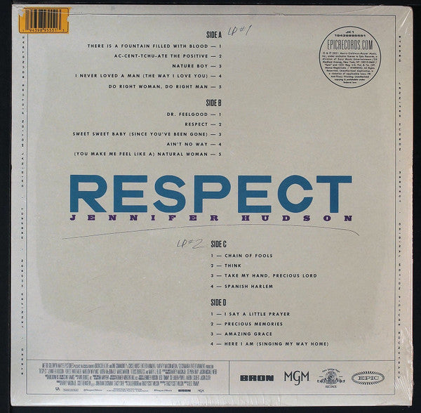 Jennifer Hudson – Respect - New 2 LP Record 2021 Epic Target Exclusive Vinyl & Alternate Cover & Book - Soul