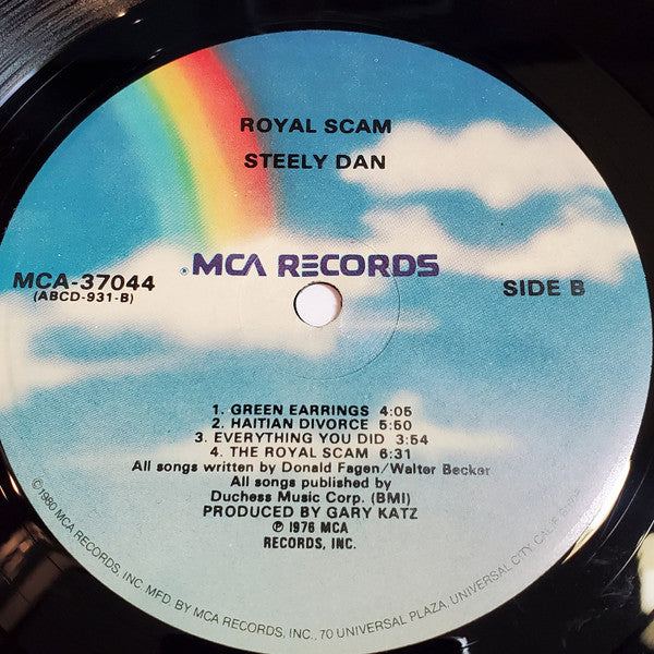Steely Dan - The Royal Scam (1976) - VG+ LP Record 1980 MCA USA Vinyl - Pop Rock / Jazz-Rock / Soft Rock - Shuga Records