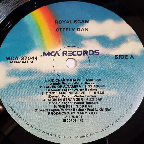 Steely Dan - The Royal Scam (1976) - VG+ LP Record 1980 MCA USA Vinyl - Pop Rock / Jazz-Rock / Soft Rock - Shuga Records