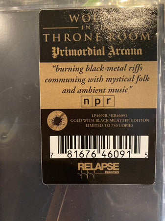 Wolves In The Throne Room - Primordial Arcana - New LP Record 2021 Relapse Artemisia Gold w/Black Splatter Vinyl - Atmospheric Black Metal - Shuga Records
