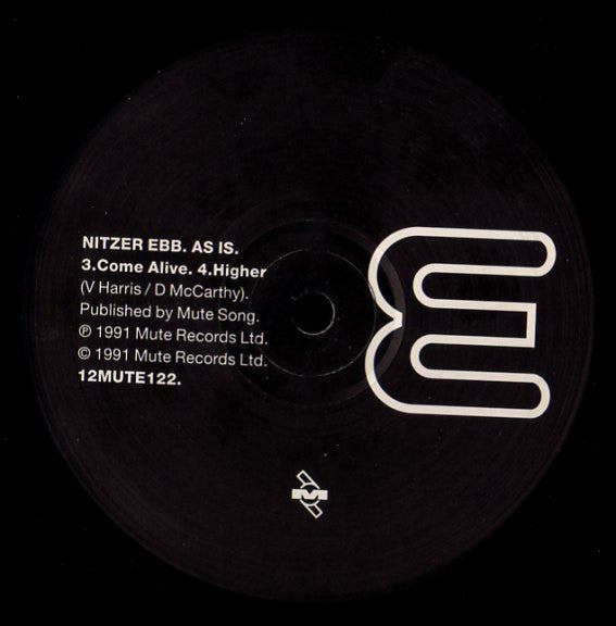 Nitzer Ebb - As Is - Mint- 12" EP Record 1991 Mute UK Vinyl - Electronic / Industrial / EBM - Shuga Records