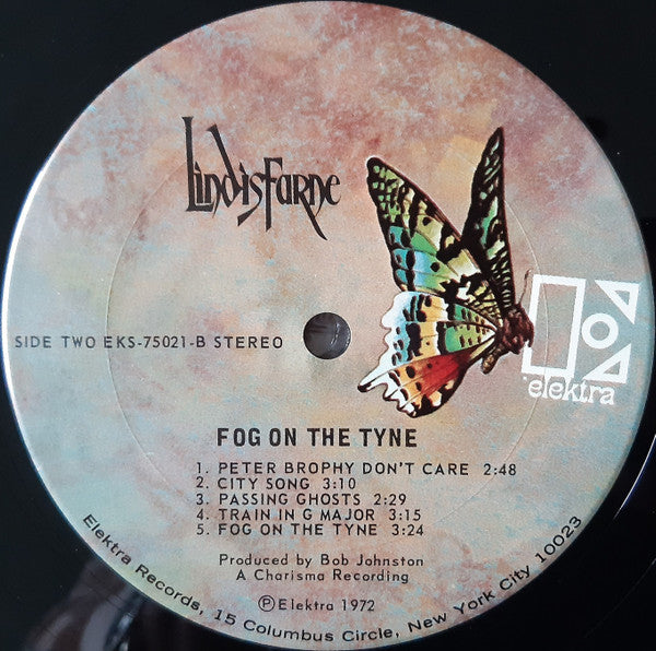 Lindisfarne - Fog On The Tyne - VG+ LP Record 1972 Elektra USA Vinyl & Insert - Folk Rock / Soft Rock - Shuga Records