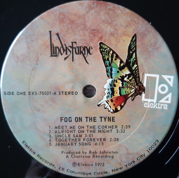 Lindisfarne - Fog On The Tyne - VG+ LP Record 1972 Elektra USA Vinyl & Insert - Folk Rock / Soft Rock - Shuga Records