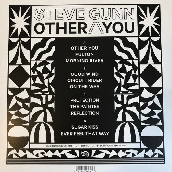 Signed Autographed - Steve Gunn - Other You - Mint- 2 LP Record 2021 Matador Black Vinyl - Indie Rock / Acoustic / Folk Rock - Shuga Records