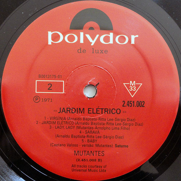 Mutantes - Jardim Elétrico - Mint- LP Record 2009 Polydor USA 180 gram Vinyl - Psychedelic Rock / MPB - Shuga Records
