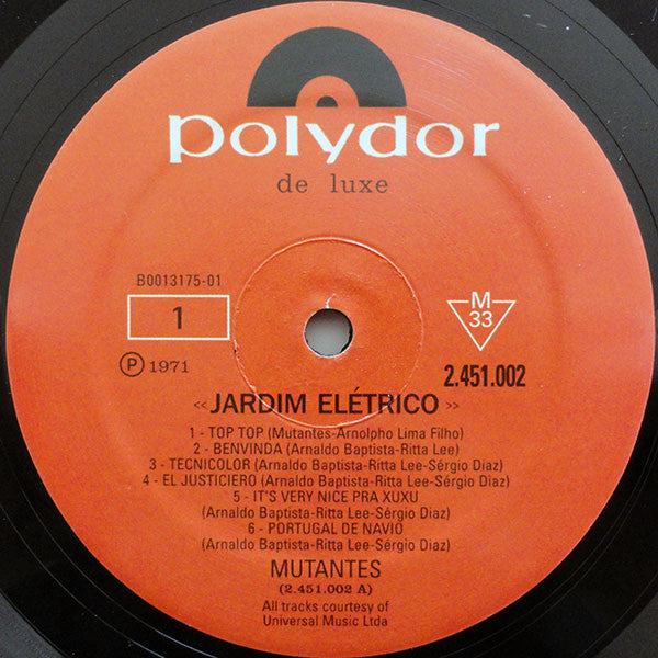 Mutantes - Jardim Elétrico - Mint- LP Record 2009 Polydor USA 180 gram Vinyl - Psychedelic Rock / MPB - Shuga Records