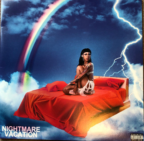 Rico Nasty - Nightmare Vacation - Mint- LP Record 2021 Atlantic Sugar Trap Coral Vinyl - Pop Rap / Punk / Trap - Shuga Records