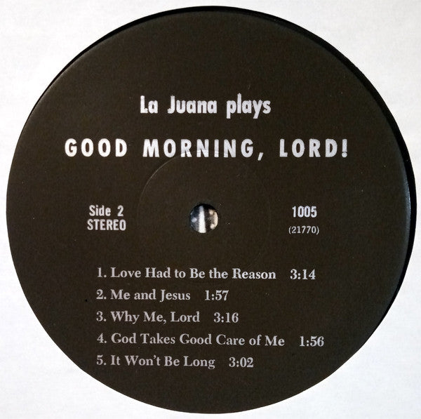 La Juana Murphy - Good Morning, Lord! - VG+ LP Record 1974 Self-released Private Press USA Vinyl - Jazz Lounge / Gospel / Instrumental - Shuga Records