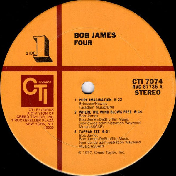 Bob James - BJ4 - Mint- LP Record 1981 CTI USA Original Vinyl - Jazz / Fusion / Jazz-Funk - Shuga Records