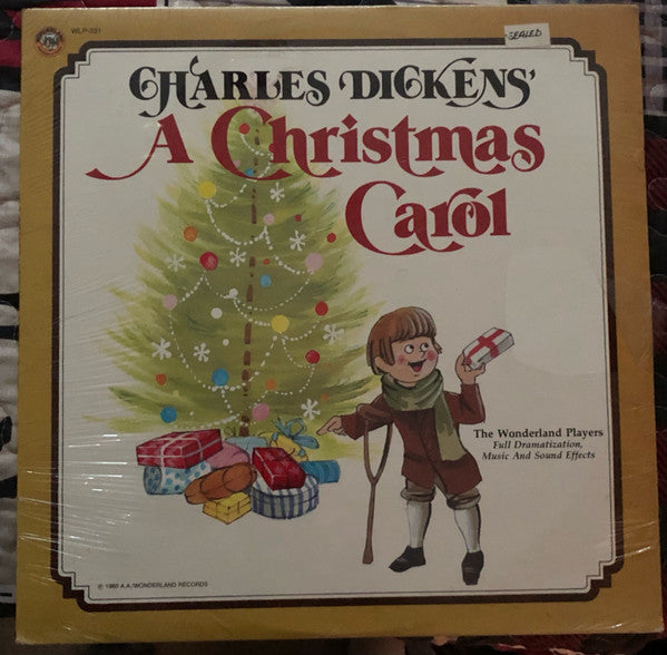 The Wonderland Players - Charles Dicken's A Christmas Carol - VG+ LP Record 1980 Wonderland USA Vinyl - Holiday / Children's - Shuga Records