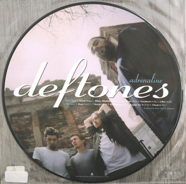 Deftones - Adrenaline (1995) - VG+ LP Record 2004 Maverick USA Picture Disc Vinyl - Rock / Nu Metal - Shuga Records