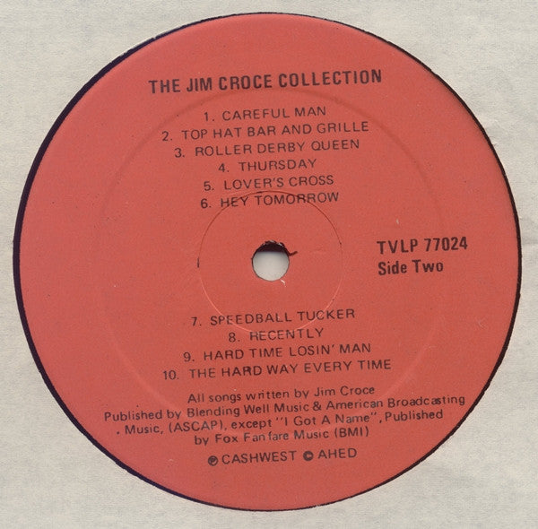 Jim Croce - The Jim Croce Collection (20 Original Hits) - Mint- LP Record 1977 AHED Canada Vinyl - Soft Rock / Pop Rock - Shuga Records