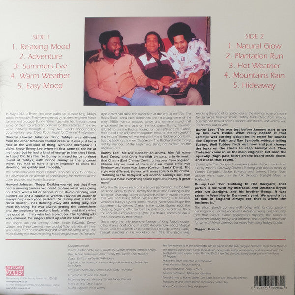 King Tubby's And The Agrovators- Dubbing In The Back Yard (1982) - Mint- LP Record 2017 Pressure Sounds UK Vinyl - Reggae / Dub - Shuga Records