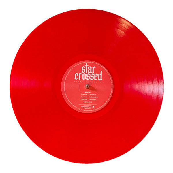 Kacey Musgraves - Star-Crossed - Mint- LP Record 2021 MCA Light Red Translucent Vinyl - Rock / Psychedelic Rock / Country Psychedelic