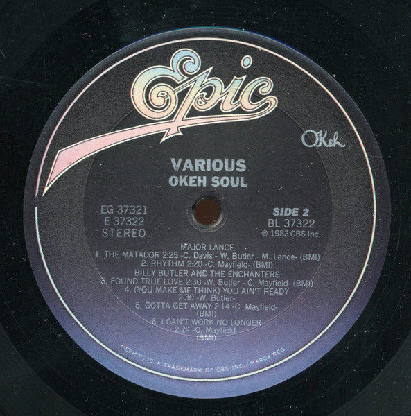 Various - OKeh Soul - Mint- 2 LP Record 1982 Epic USA Vinyl - Soul / Funk / R&B - Shuga Records
