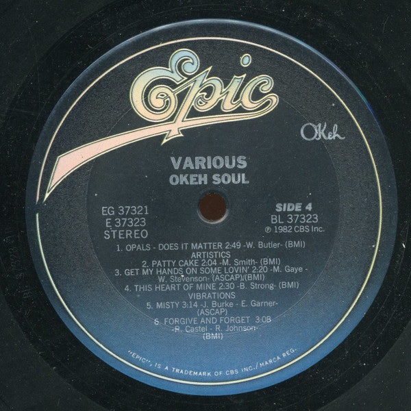 Various - OKeh Soul - Mint- 2 LP Record 1982 Epic USA Vinyl - Soul / Funk / R&B - Shuga Records