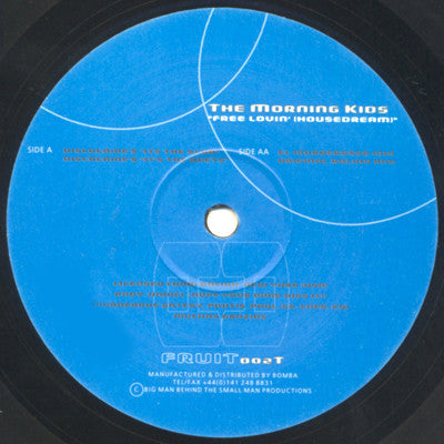The Morning Kids – Free Lovin' (Housedream) - VG+ 12" Single Record 1996 Monkey Fruit UK Vinyl - House / Disco - Shuga Records