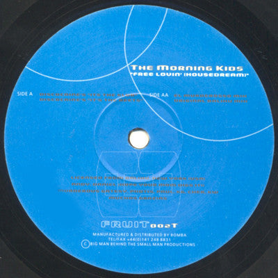 The Morning Kids – Free Lovin' (Housedream) - VG+ 12" Single Record 1996 Monkey Fruit UK Vinyl - House / Disco