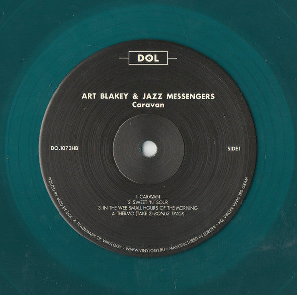 Art Blakey & The Jazz Messengers - Caravan (1962) - Mint- LP Record 2021 DOL 180 gram Blue Vinyl - Jazz / Bop - Shuga Records