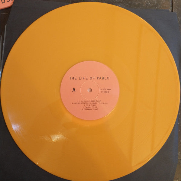 Kanye West - The Life Of Pablo (2016) - New (Opened to verify press & color) 2 LP Record 2021 Self Released Orange Vinyl & Insert - Hip Hop / Pop Rap - Shuga Records