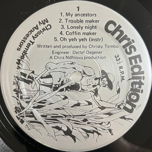 Chrissy Zebby Tembo & Ngozi Family (1976) – My Ancestors - Mint- LP Record 2021 Mississippi Chris Editions Vinyl - Psychedelic Rock - Shuga Records