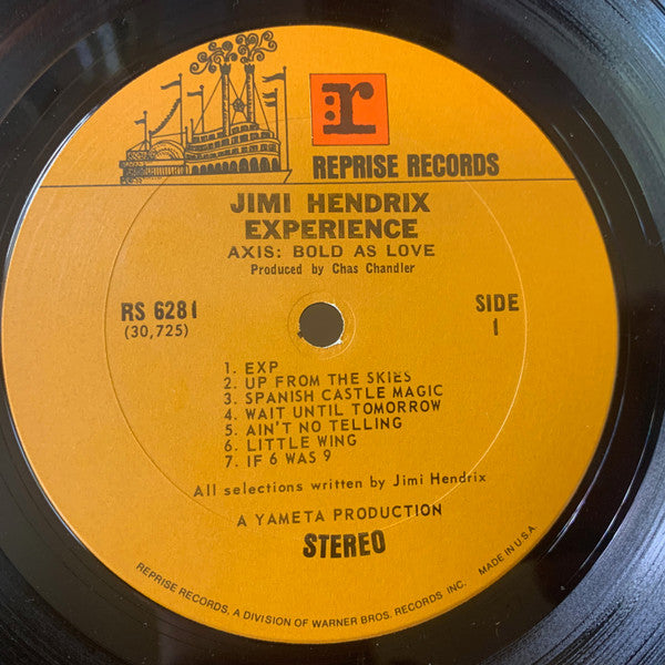 The Jimi Hendrix Experience - Axis: Bold As Love (1967) - VG- (low grade) LP Record 1970 Reprise USA Vinyl - Psychedelic Rock / Blues Rock