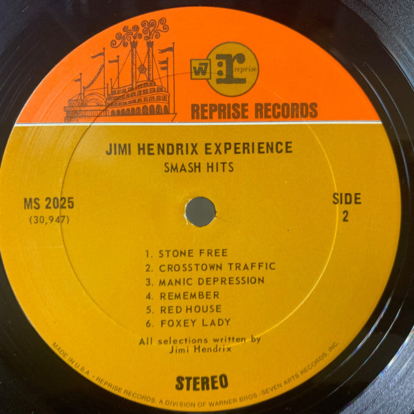 Jimi Hendrix Experience - Smash Hits - VG+ LP Record 1969 Reprise USA Original Vinyl & Poster - Classic Rock / Psychedelic Rock - Shuga Records