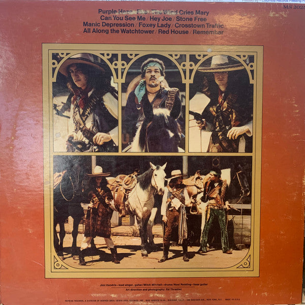 Jimi Hendrix Experience - Smash Hits - VG+ LP Record 1969 Reprise USA Original Vinyl & Poster - Classic Rock / Psychedelic Rock - Shuga Records