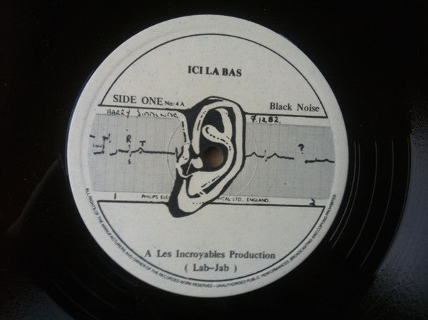 Ici La Bas - Ici La Bas - VG+ LP Record 1979 Black Noise UK Vinyl - Rock / New Wave / Experimental - Shuga Records