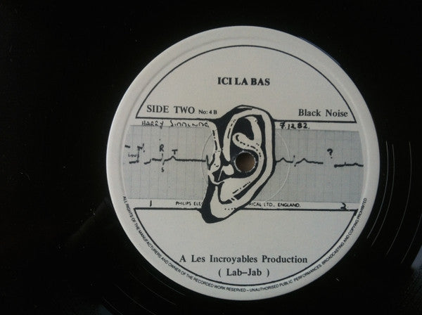 Ici La Bas - Ici La Bas - VG+ LP Record 1979 Black Noise UK Vinyl - Rock / New Wave / Experimental - Shuga Records