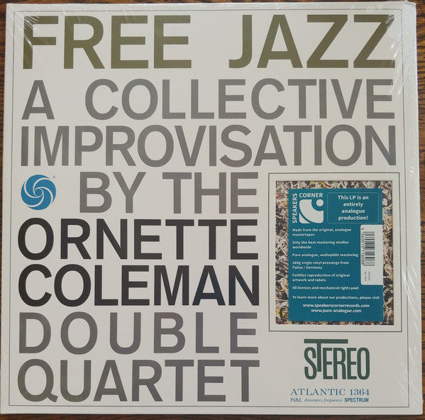 The Ornette Coleman Double Quarte - Free Jazz (1961) - Mint- LP Record 2021 Atlantic Speakers Corner Records 180 gram Vinyl - Free Jazz - Shuga Records
