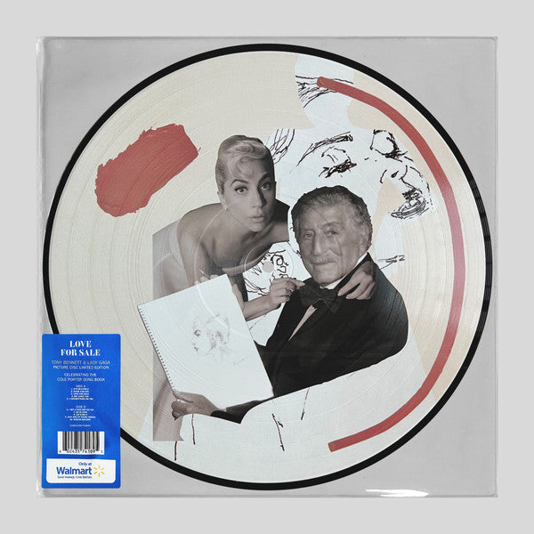 Tony Bennett & Lady Gaga - Love For Sale - Mint- LP Record 2021 Interscope Walmart Exclusive Picture Disc Vinyl - Jazz / Pop