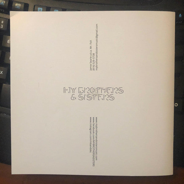 My Brothers & Sisters - MB&S Sampler - Mint- CD Album 2016 Self Released USA & 2x Inserts - Pop / Soul - Shuga Records