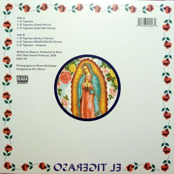 Maluca - El Tigeraso - Mint- 12" EP Record 2009 Mad Decent USA Vinyl & Download - Electronic / Latin / Juke - Shuga Records