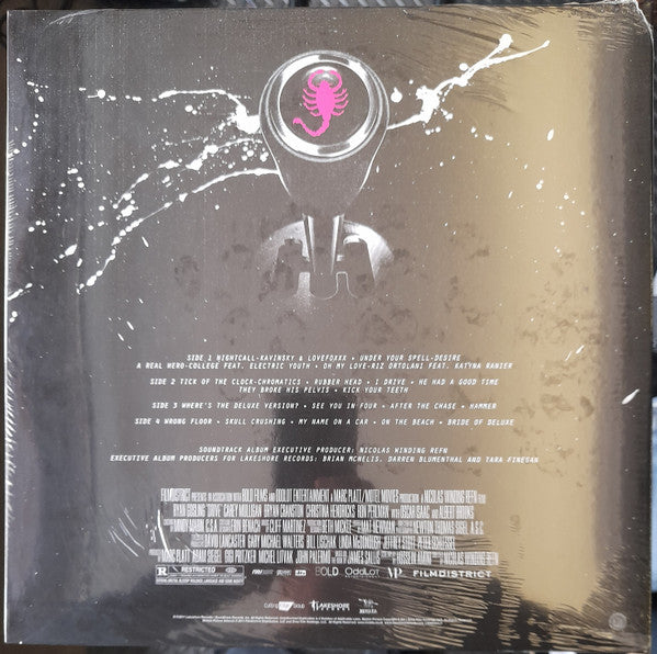 Cliff Martinez - Drive (Original Motion Picture 2011) - Mint- 2 LP Record 2021 Lakeshore Invada Pink & Blue Vinyl - Soundtrack - Shuga Records