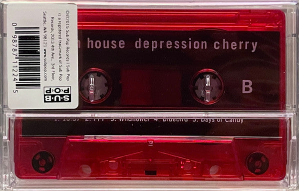 Beach House - Depression Cherry (2015) - Mint- Cassette 2021 Sub Pop Red Transparent Tape - Indie Rock - Shuga Records