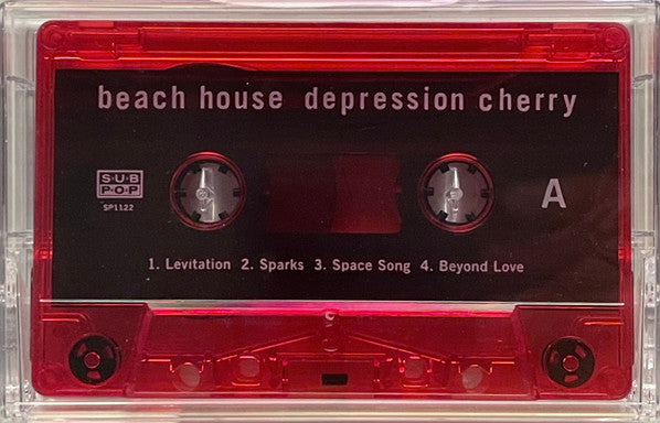 Beach House - Depression Cherry (2015) - Mint- Cassette 2021 Sub Pop Red Transparent Tape - Indie Rock - Shuga Records