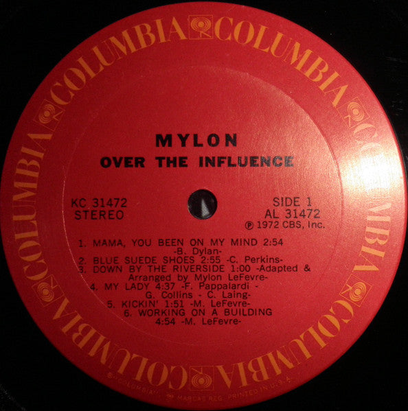 Mylon LeFevre - Over The Influence - VG+ LP Record 1972 Columbia USA Vinyl - Southern Rock / Soul / Xian - Shuga Records