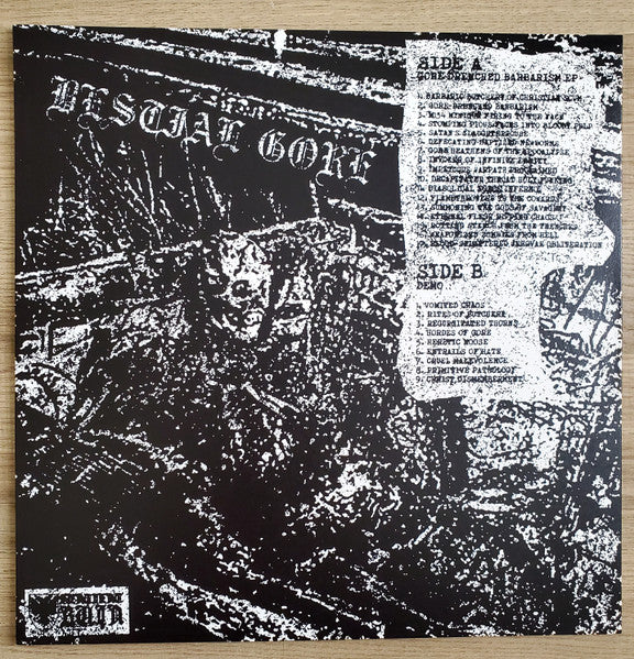 Bestial Putrefaction - Eternal Flesh Ripping Chaos - New LP Record 2021 Sentient Ruin Laboratories Fluorescent Neon Piss Yellow Vinyl, Insert & Download - Black Metal / Goregrind - Shuga Records