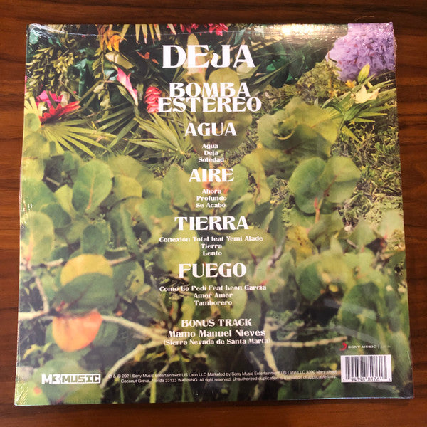 Bomba Estéreo - Deja - New 2 LP Record 2022 Sony Music Clear Vinyl - Latin / Dance-pop - Shuga Records