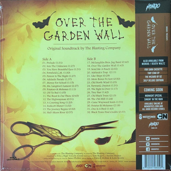 The Blasting Company - Over The Garden Wall (2016) - New LP Record 2021 Mondo WaterTower Harvest Festival Splatter Vinyl & Booklet - Soundtrack - Shuga Records