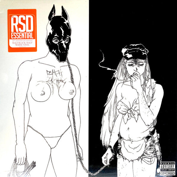 Death Grips - The Money Store (2012) - Mint- LP Record 2022 Epic RSD Essentials Black & White Split Vinyl & Insert - Hip-Hop / Electronic / Experimental - Shuga Records