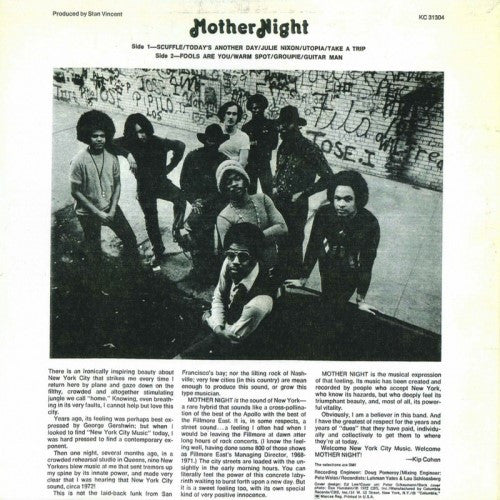 Mother Night – Mother Night - VG+ LP Record 1972 Columbia USA Vinyl - Funk / Psychedelic / Latin - Shuga Records