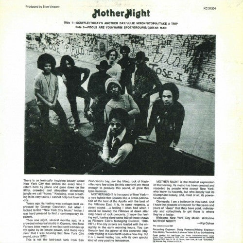 Mother Night – Mother Night - VG+ LP Record 1972 Columbia USA Vinyl - Funk / Psychedelic / Latin