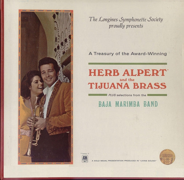 Herb Alpert And The Tijuana Brass - A Treasury Of Herb Alpert And The Tijuana Brass Plus Selections From The Baja Marimba Band - VG+ 5 LP Record Box Set 1966 Longines Symphonette Society USA Vinyl - Latin Jazz / Pop - Shuga Records