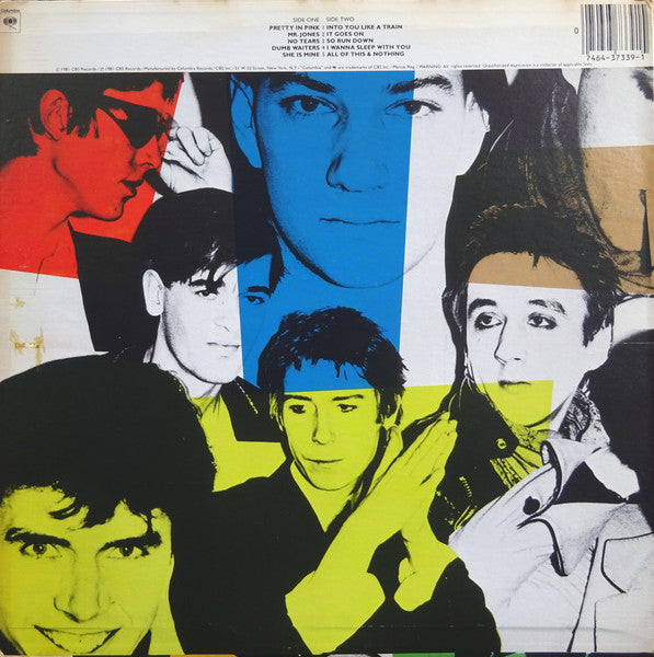 The Psychedelic Furs - Talk Talk Talk - VG+ LP Record Columbia 1981 USA Vinyl - Rock / New Wave - Shuga Records