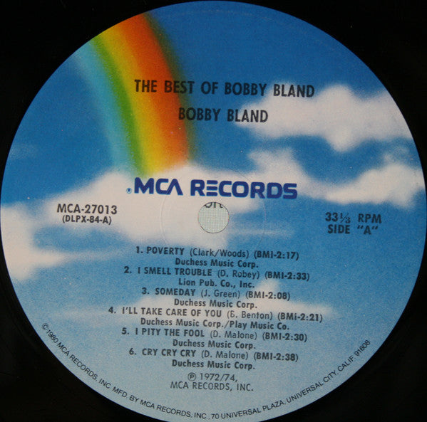 Bobby Bland - The Best Of Bobby Bland (1967) - Mint- LP Record 1980 MCA USA Vinyl - Soul / Rhythm & Blues - Shuga Records