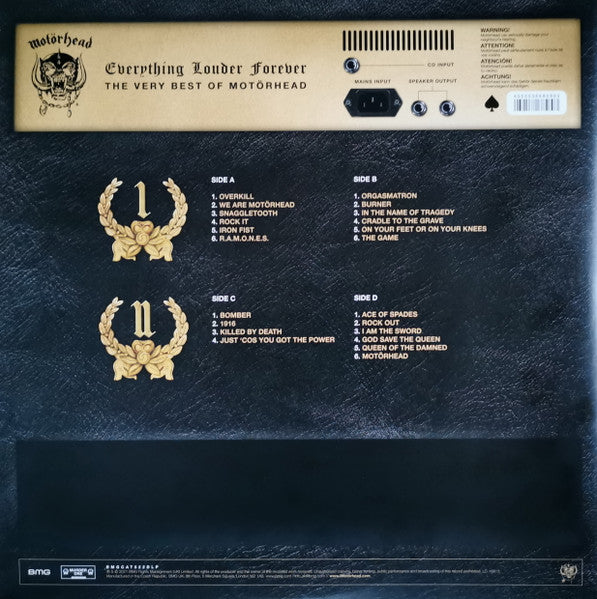 Motörhead – Everything Louder Forever - The Very Best Of - Mint- 2 LP Record BMG Vinyl - Heavy Metal - Shuga Records